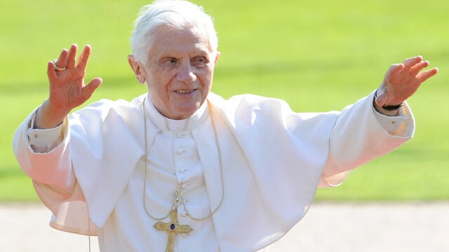 Benedicto XVI en una imagen en el Palacio Bellevue de Berlín durante su vista a Alemania en septiembre de 2011