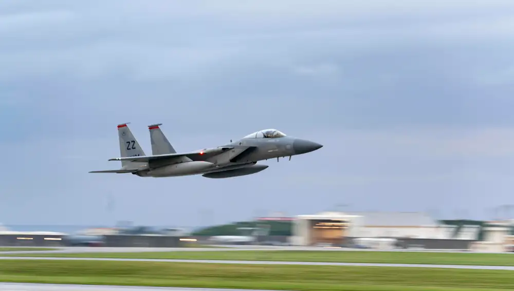 Una aeronave estadounidense en ejercicios conjuntos en Okinawa, Japón (Foto de ARCHIVO)01/12/2022