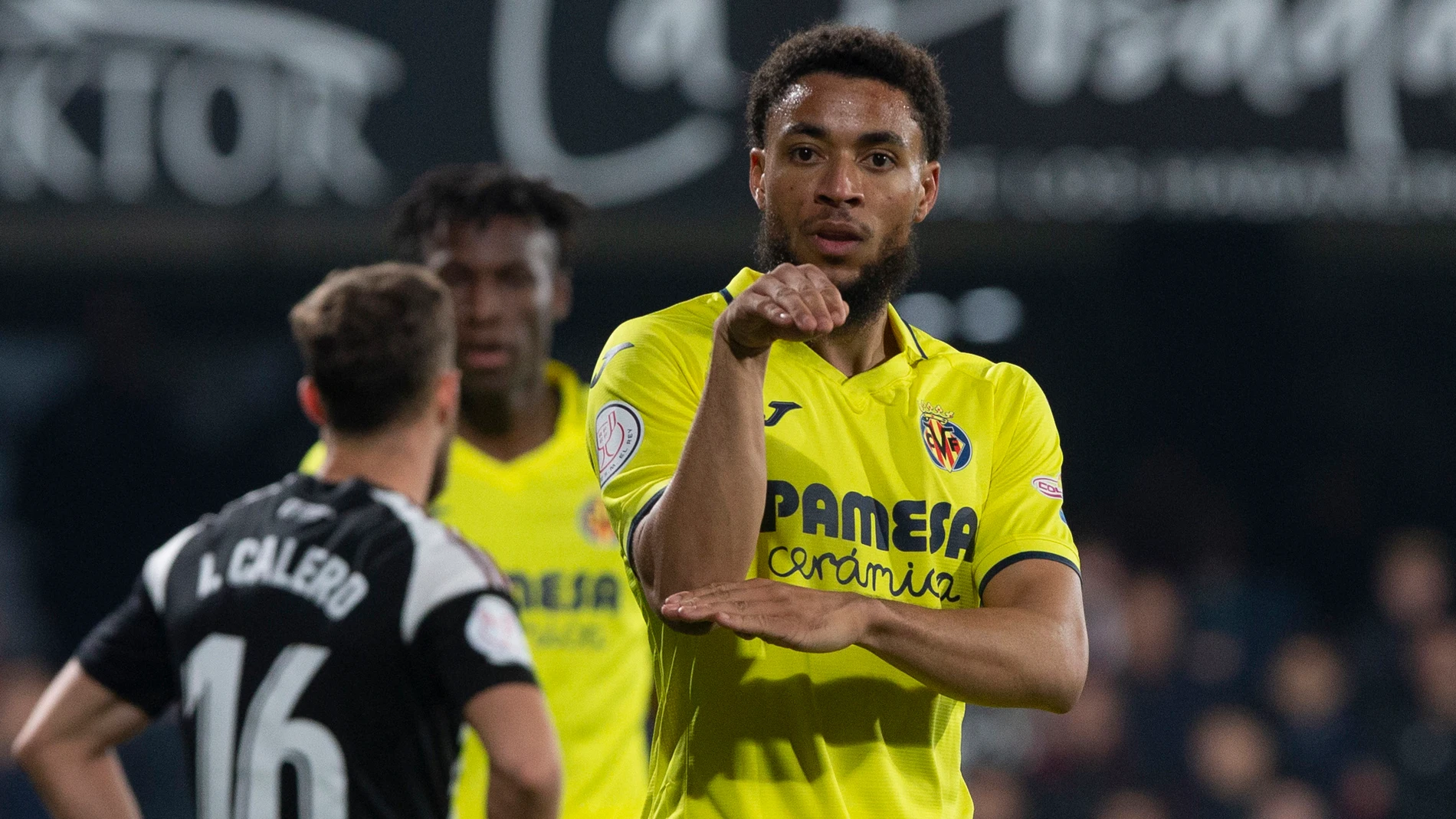 Arnaut Danjuma con el Villarreal. EFE/Marcial Guillén