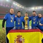 El cuerpo técnico español del Wuhan campeón