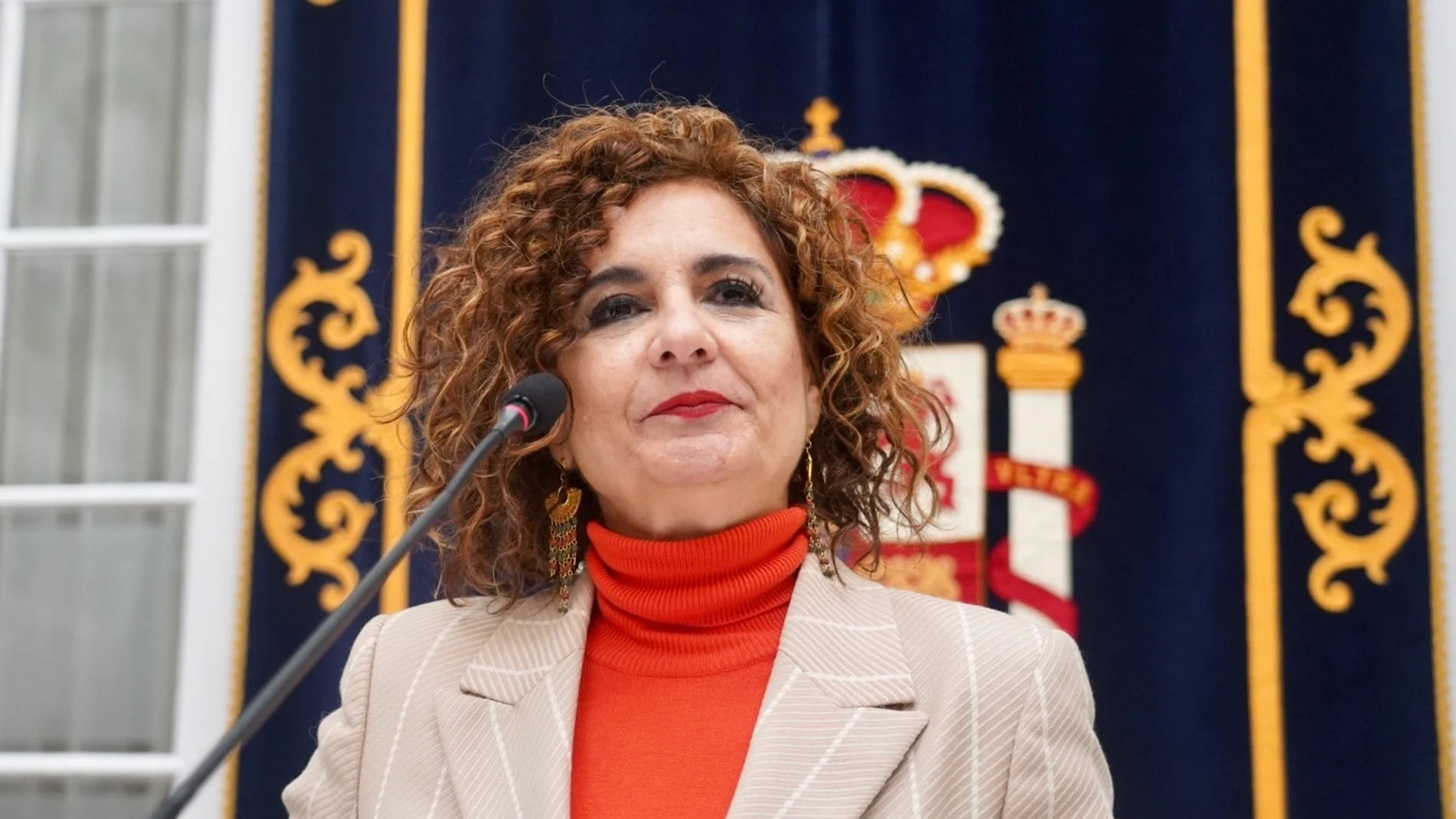 La ministra de Hacienda y Función Pública, María Jesús Montero, en Sevilla