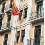 Fachada de la Comandancia de La Salve, en Bilbao