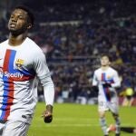 Ansu Fati es uno de los aspirantes a jugar de "9" en el Atlético - Barcelona