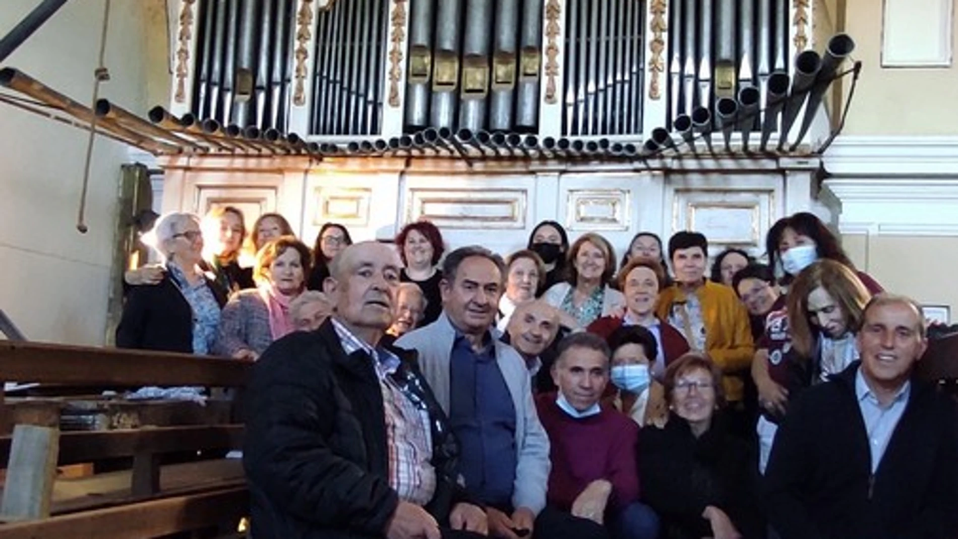 Los vecinos de Escalona del Prado (Segovia), municipio que cuenta con 500 habitantes, se encuentran en plena campaña de recaudación de fondos para continuar la restauración del órgano barroco de la iglesia parroquial de San Zoilo