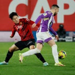 Kang in Lee con el Real Mallorca. EFE / Cati Cladera.