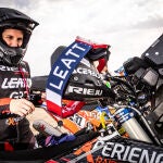 Sandra Gómez, durante este Dakar 2023