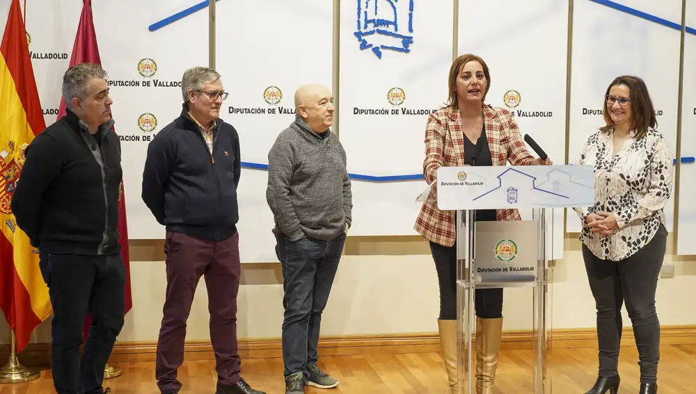 Presentación de la VI edición del Festival Fonsofolk e la Diputación de Valladolid
