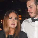 Gareth bale, junto a su mujer, Emma Rhys-Jones