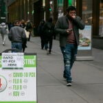 Los centros donde se realizan test rápidos de covid están abiertos 24/7 en Nueva York (Estados Unidos)