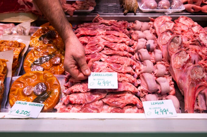 Productos de una carnicería