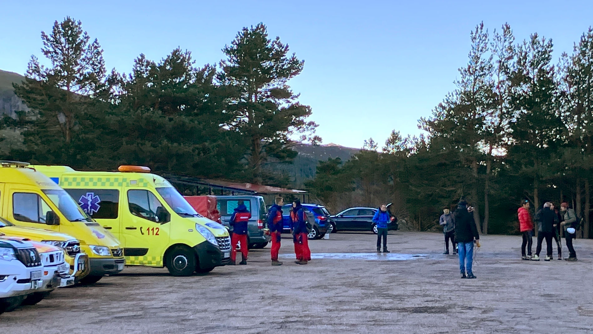 Operativo de búsqueda del montañero desaparecido en la Sierra de Béjar