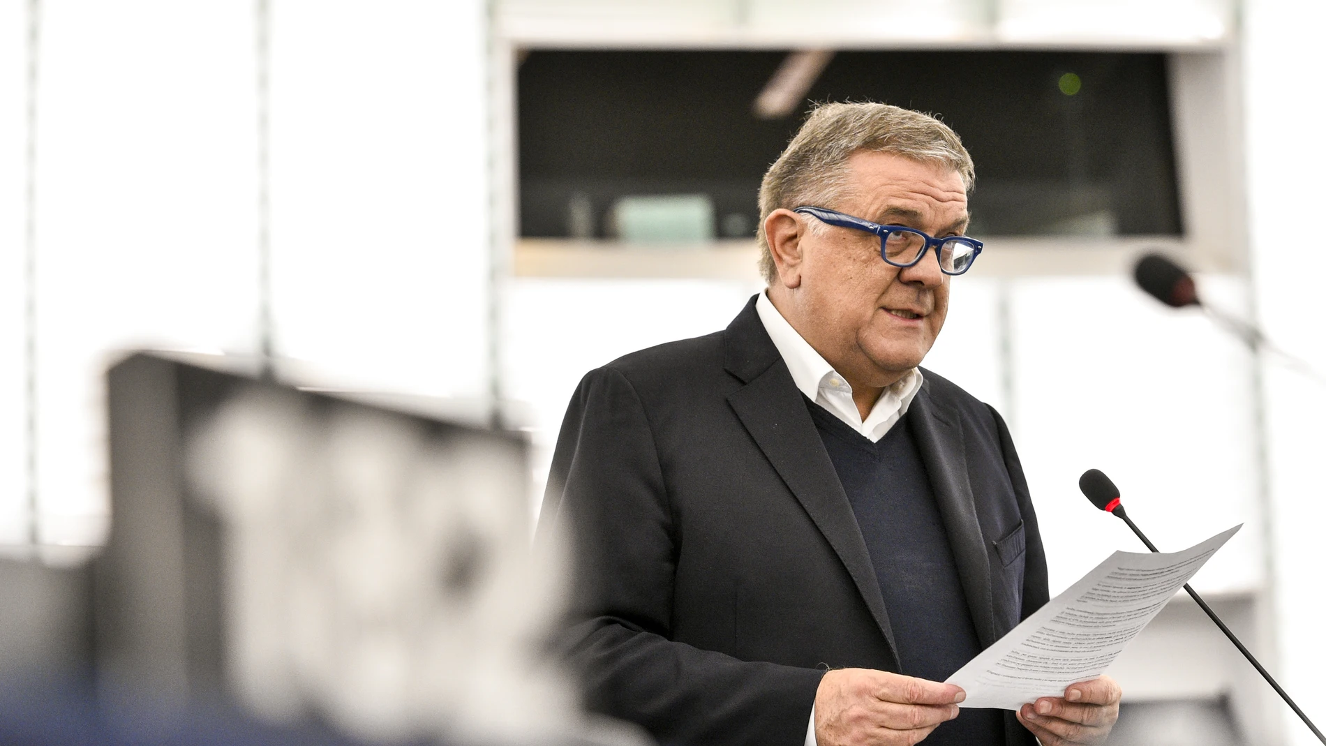El exeurodiputado italiano Antonio Panzeri era copresidente de la Comisión UE-Marruecos