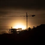 Vista de un edificio en construcción en San Sebastián