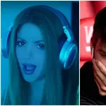 Shakira y Piqué en un montaje