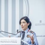 La portavoz de los Mossos d'Esquadra, Montserrat Escudé