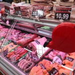 Vista de los precios en el mercado de El Fontán de Oviedo