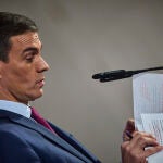 El presidente del Gobierno, Pedro Sánchez