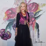 Carmen Lomana en el desfile de Rocío Peralta en We Love Flamenco 2023.