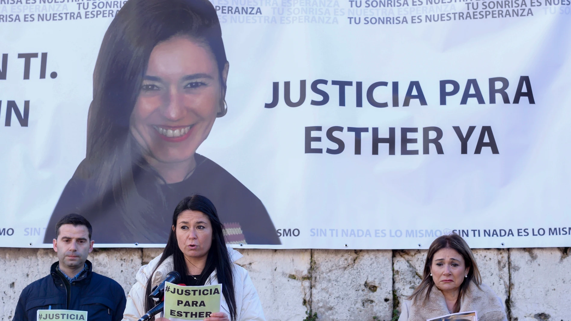 La hermana de Esther López interviene en el acto