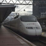 El AVE en pruebas de Renfe a su llegada a la estación de Lyon