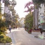 Bulevar ajardinado de Estepona