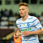 Viktor Tsygankov con el Dinamo de Kiev.