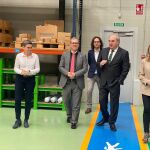 Veganzones, durante su visita a Hiperbaric