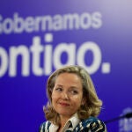 La vicepresidenta primera y ministra de Asuntos Económicos y Transformación Digital, Nadia Calviño