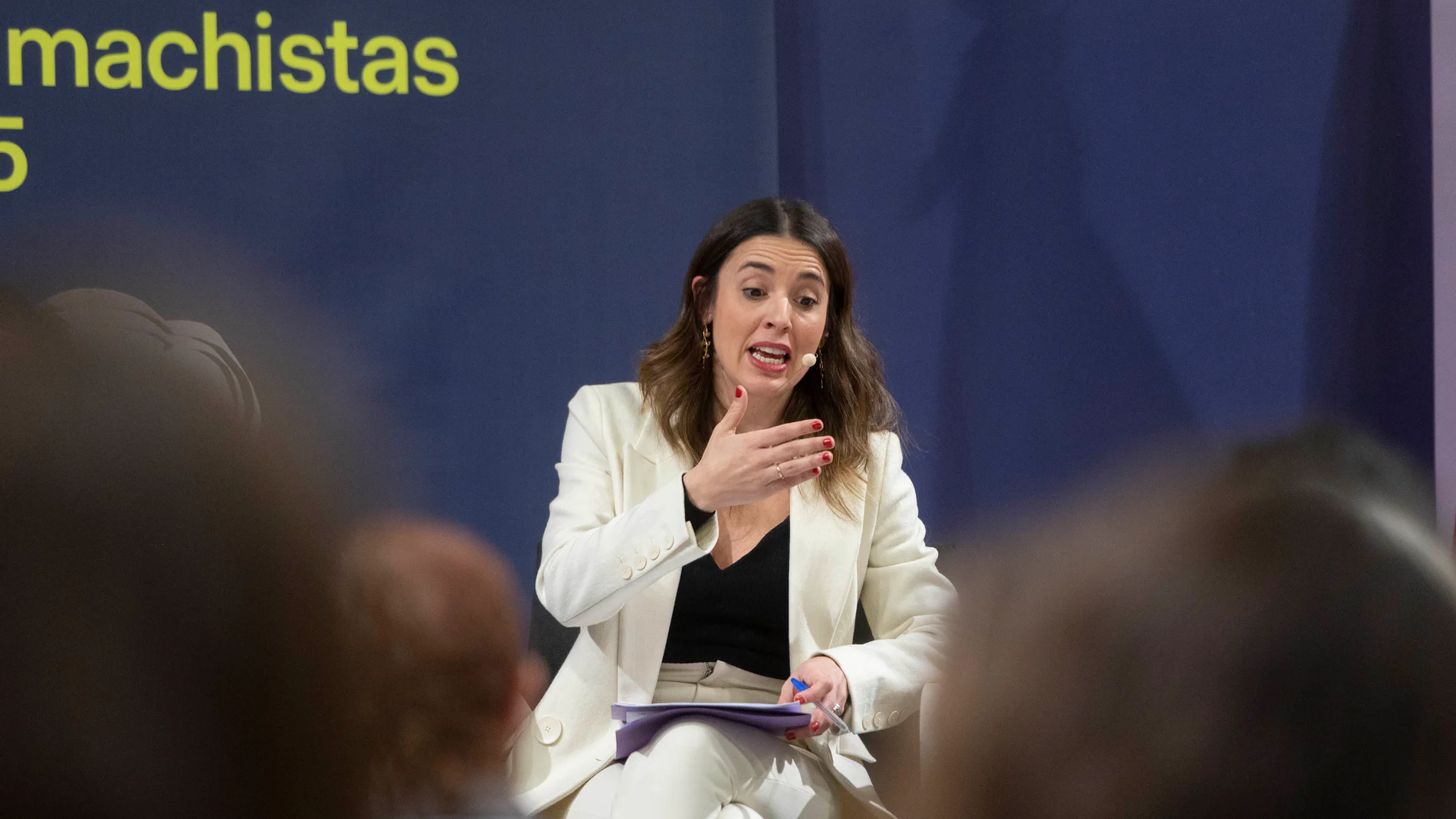 La ministra de Igualdad, Irene Montero