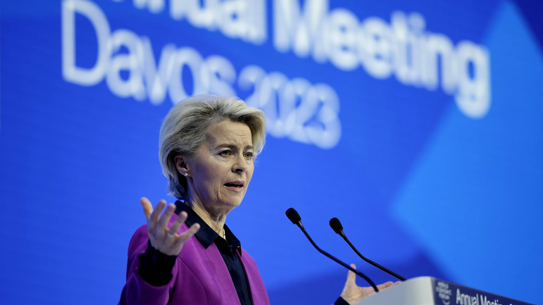 La presidenta de la Comisión Europea, Ursula von der Leyen