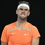 Nadal, en su partido contra Mackenzie McDonald en Australia
