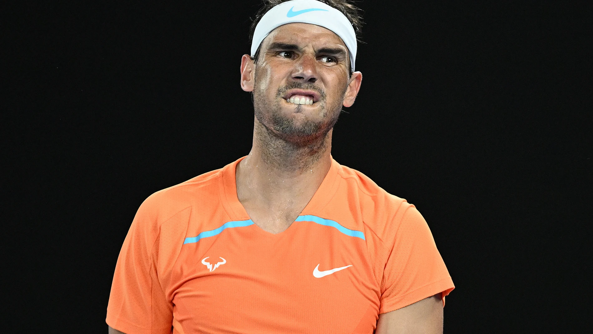 Nadal, en su partido contra Mackenzie McDonald en Australia