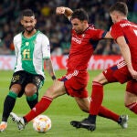 El delantero brasileño del Betis Willian José. EFE/ Julio Muñoz