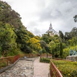 Calzada encima de la colina de Monserrate, en Colombia