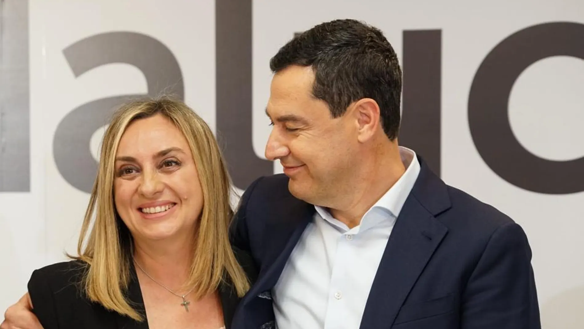 Juanma Moreno y Marifrán Carazo