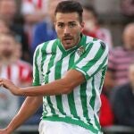 Xavi Torres durante su etapa en el Real Betis
