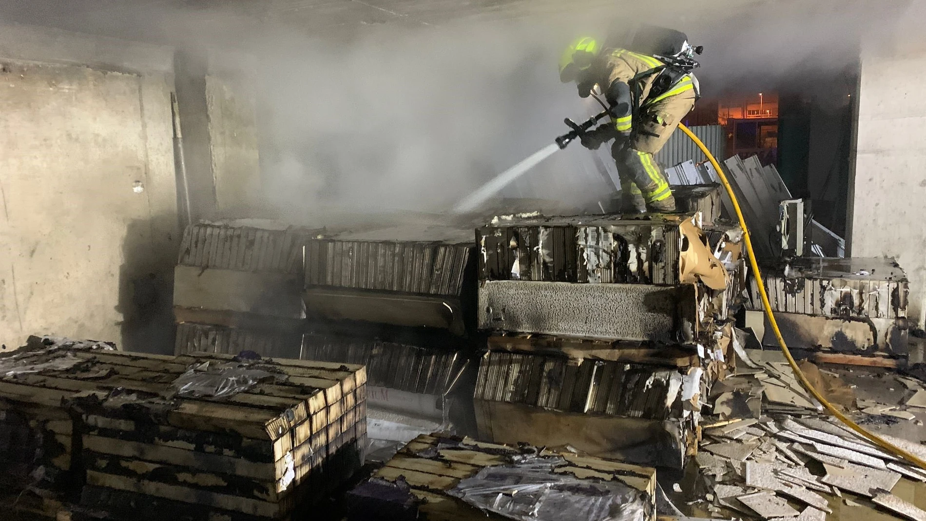 Imagen de archivo de los bomberos de Alicante
