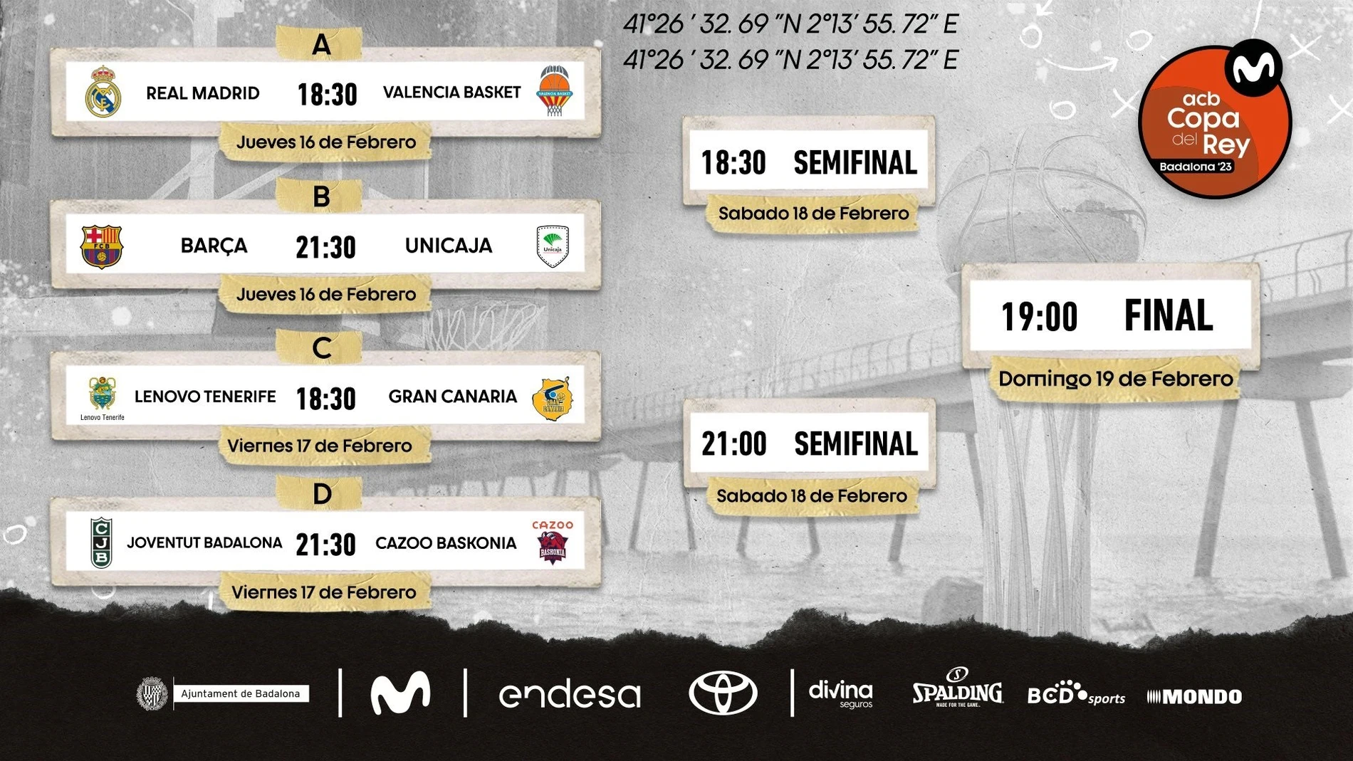 Cuadro de la Copa del Rey 2023
