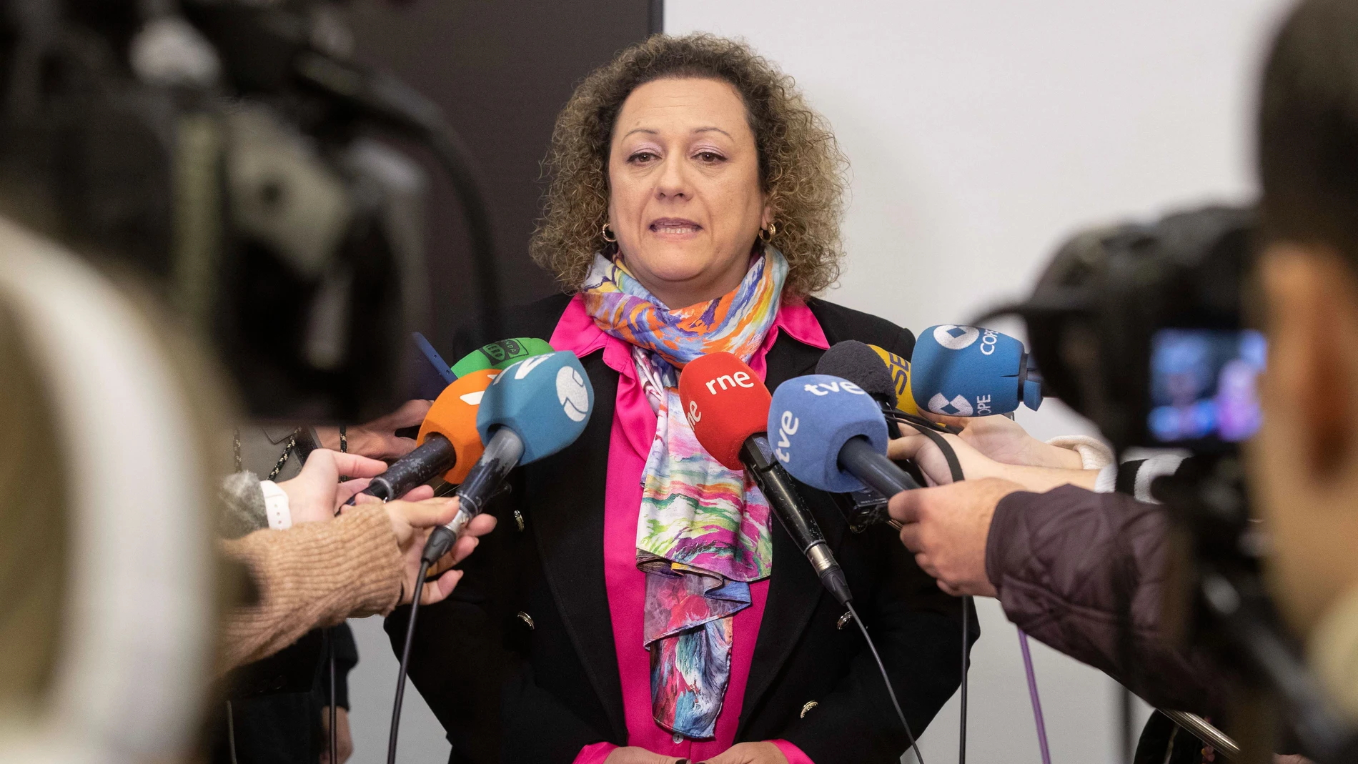 La presidenta de la Autoridad Portuaria de Cartagena, Yolanda Muñoz