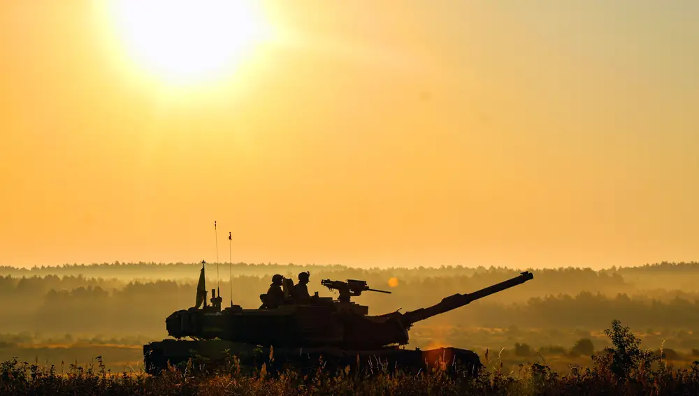 Tanque estadounidense M1 Abrams en Polonia24/01/2023