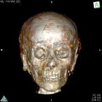 2,300 old golden boy's mummy at the Egyptian Museum