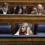 Yolanda Díaz, en el Pleno en el Congreso de los Diputados