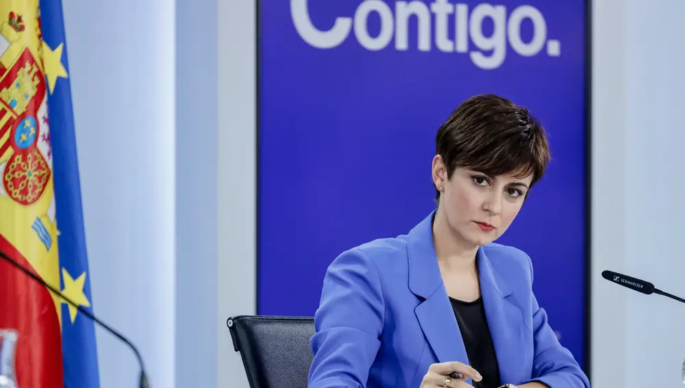 La portavoz del Gobierno, Isabel Rodríguez, durante la rueda de prensa posterior al Consejo de Ministros