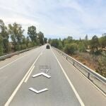 Punto de la A-483 donde se ha registrado un accidente con un fallecido y cuatro heridos. 112 ANDALUCÍA