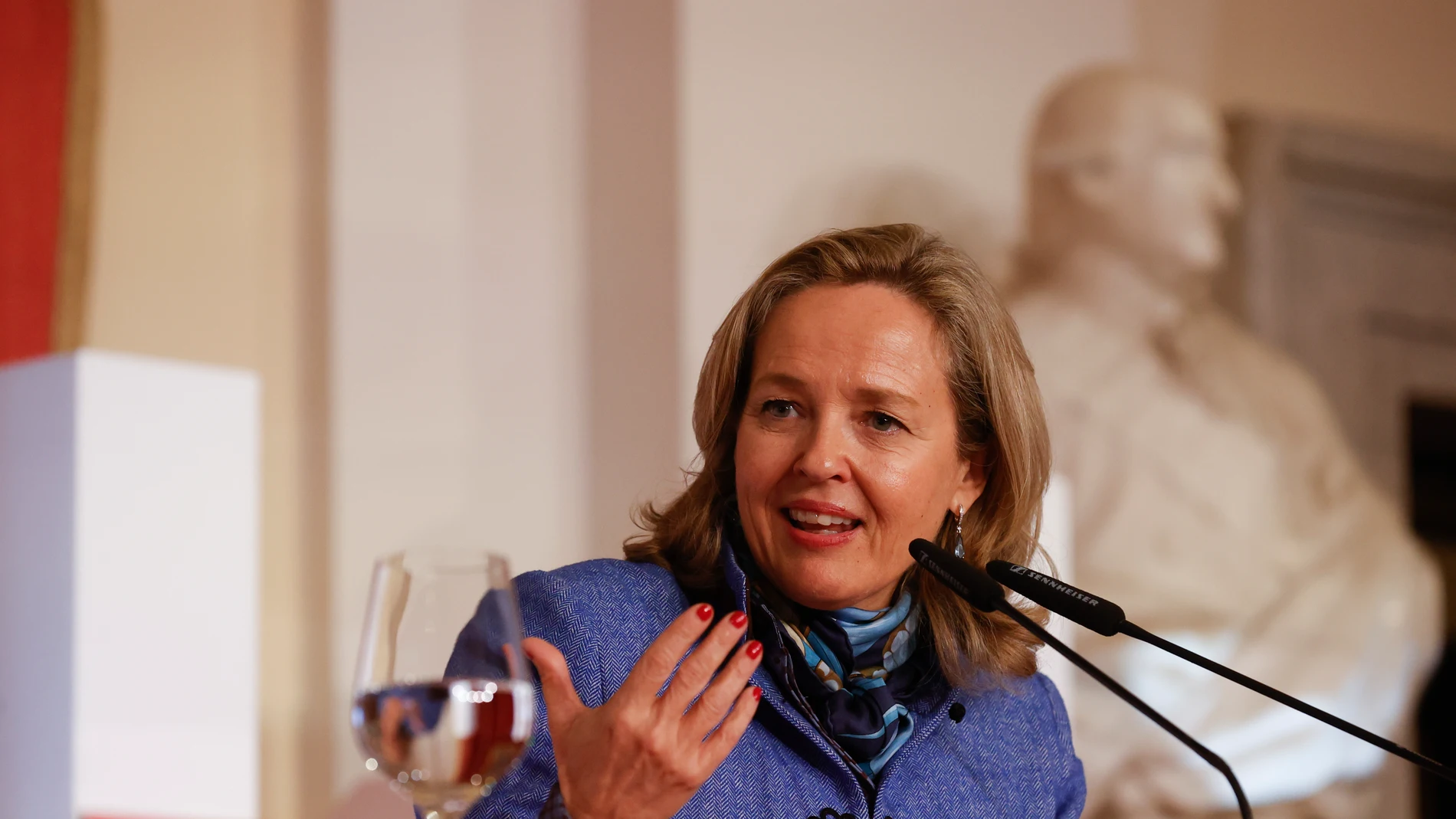 La vicepresidenta primera Nadia Calviño