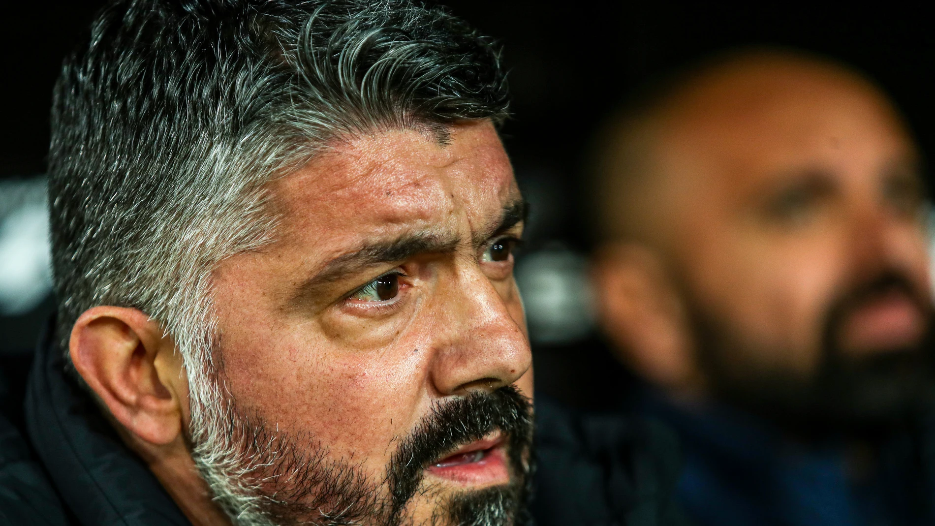 Gennaro Gattuso, durante su etapa como entrenador del Valencia