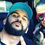 Dani Alves, junto a su hermano Ney