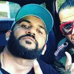 Dani Alves, junto a su hermano Ney
