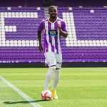 Mickaël Malsa en su presentación con el Real Valladolid