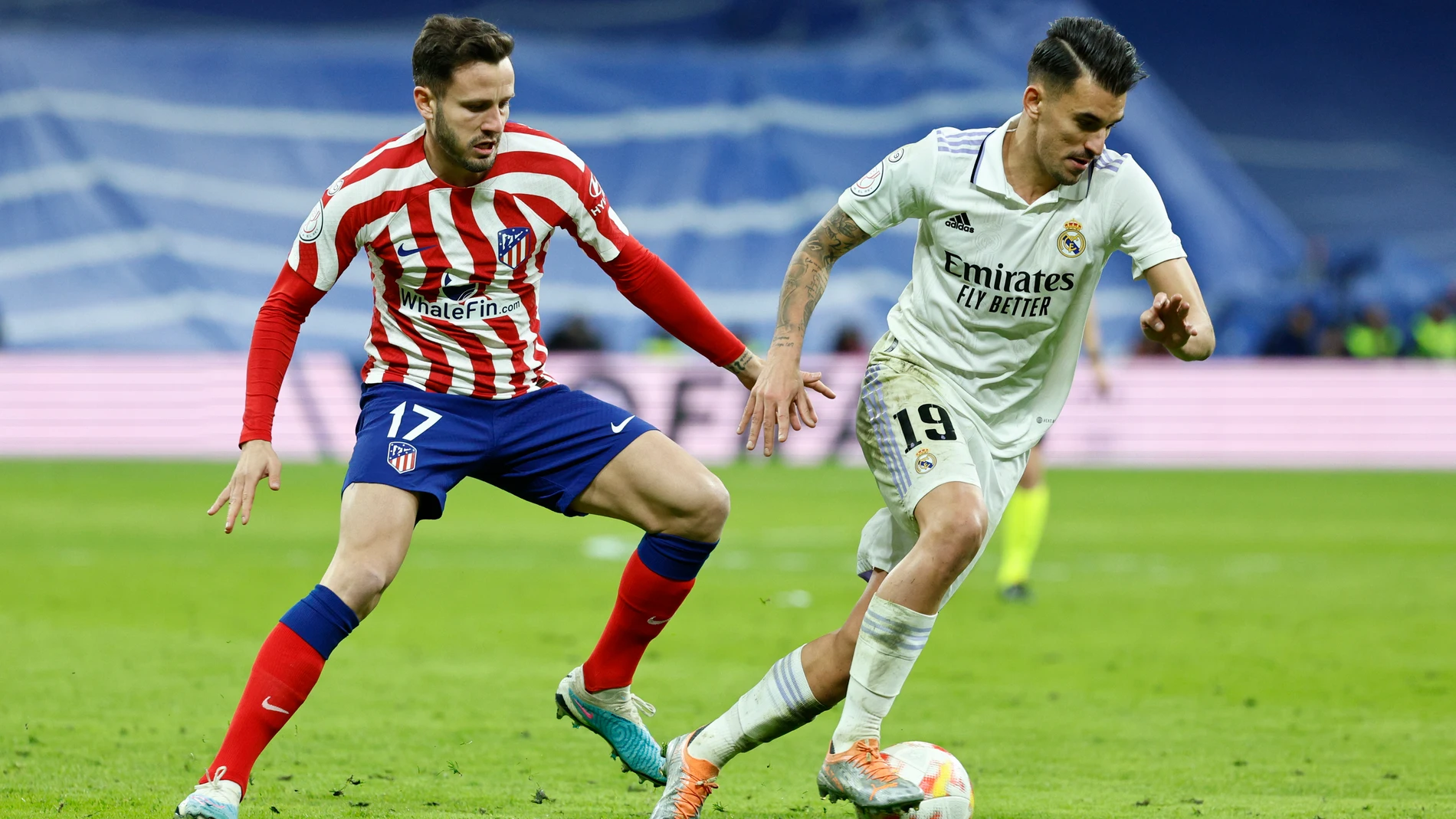 Saúl Ñíguez con el Atlético de Madrid